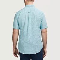 IZOD Breeze Mens Short Sleeve Classic Fit Stretch Fabric Big and Tall Button-Down Shirt