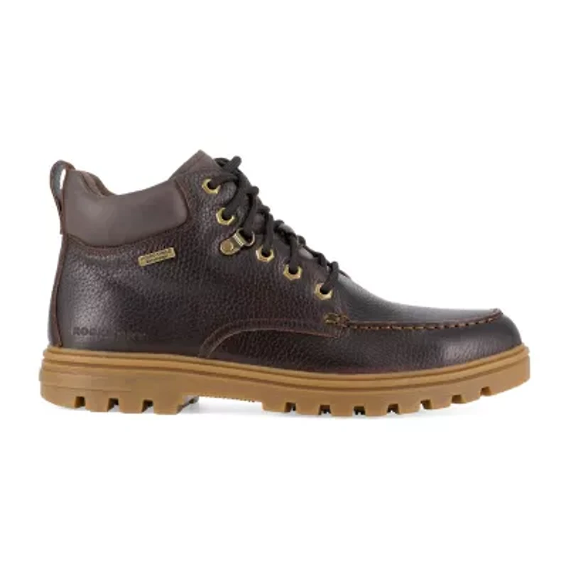 Rockport Works Rk6710 Mens Moc Closed Toe Work Shoes