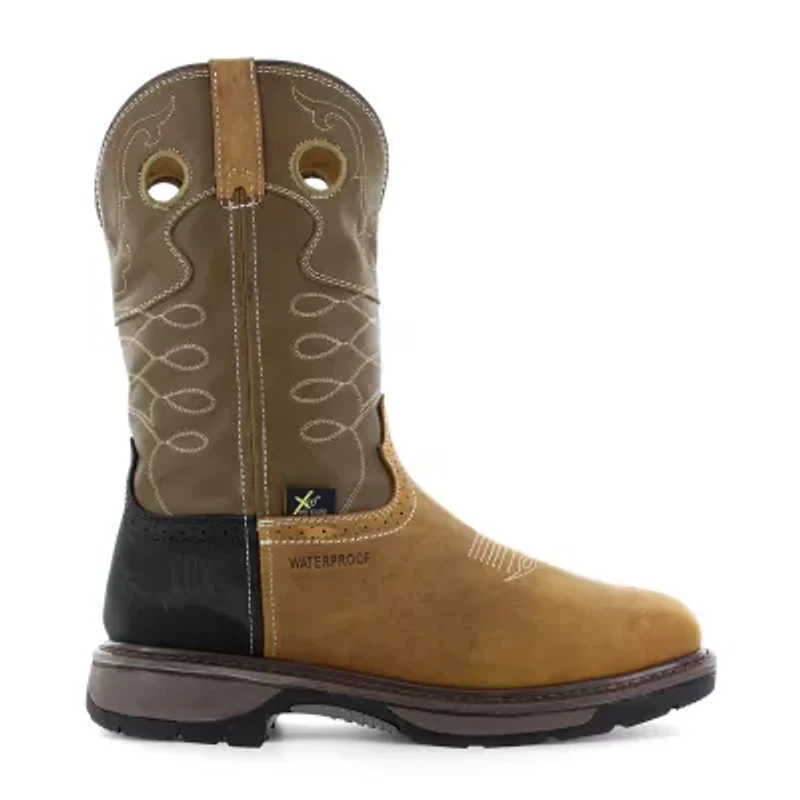 Frye Supply Fr40104 Mens Round Steel Toe Work Shoes