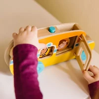 Melissa & Doug Go Tots Roll & Ride Bus Interactive Toy