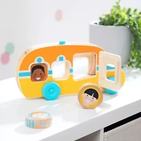 Melissa & Doug Go Tots Roll & Ride Bus Interactive Toy