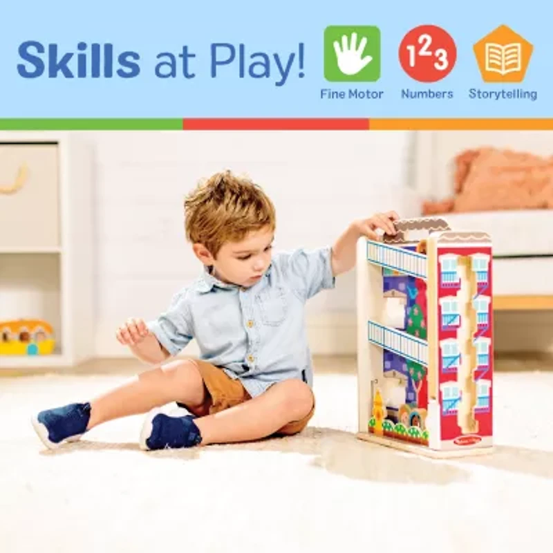 Melissa & Doug Go Tots Town House Tumble Interactive Toy
