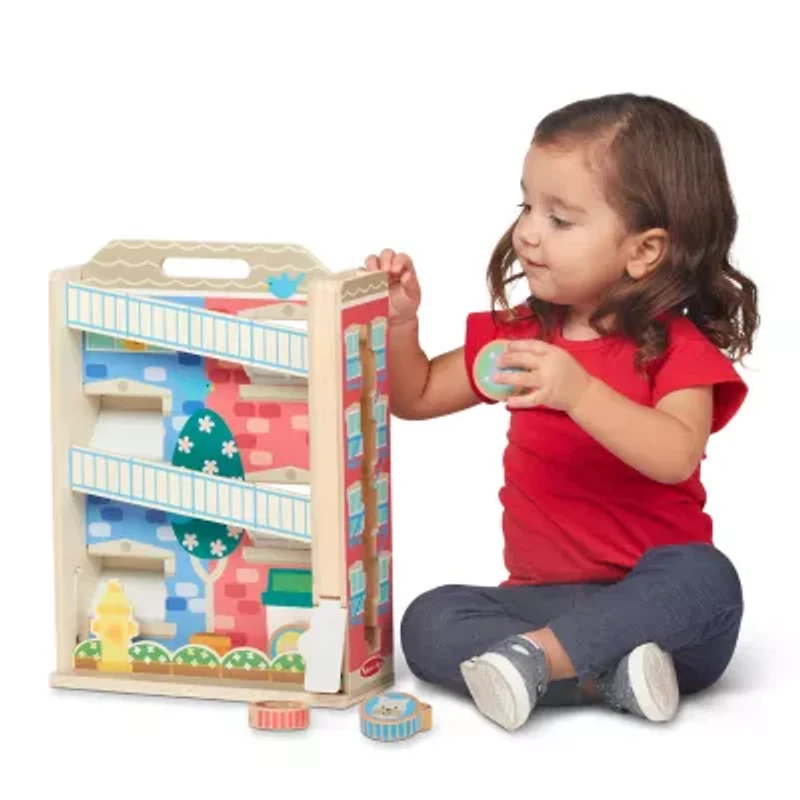 Melissa & Doug Go Tots Town House Tumble Interactive Toy