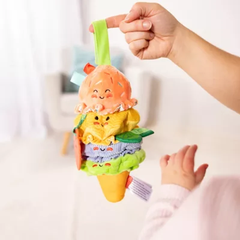 Melissa & Doug Ice Cream Take-Along Pull Toy Interactive Toy