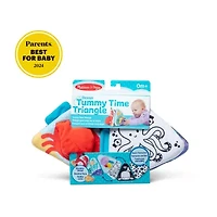 Melissa & Doug Ocean Tummy Time Triangle Interactive Toy