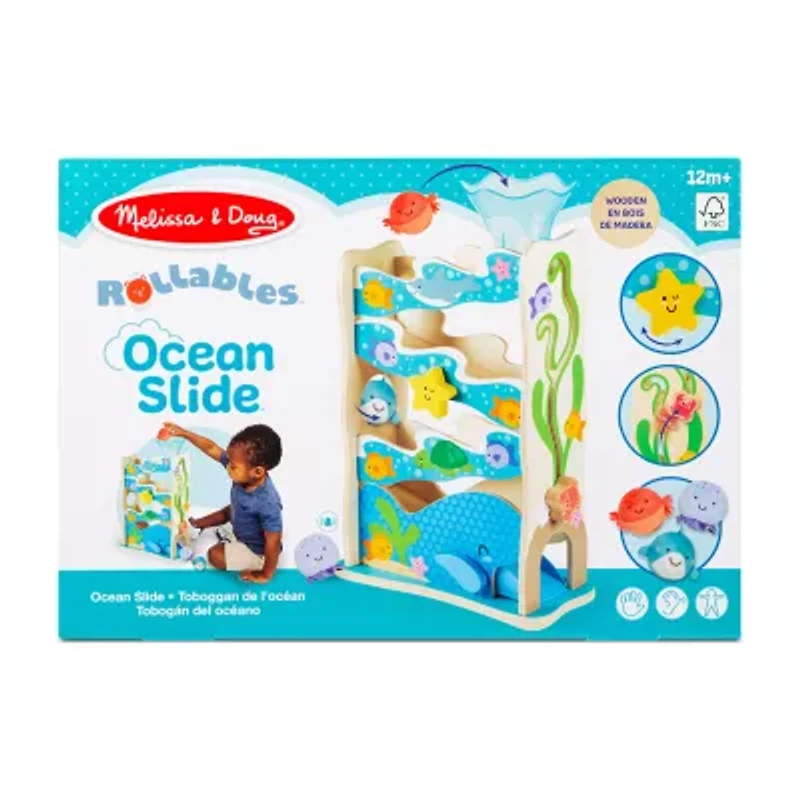 Melissa & Doug Rollables Ocean Slide Interactive Toy