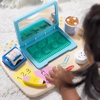 Melissa & Doug Work & Play Desktop Activity Board Interactive Toy