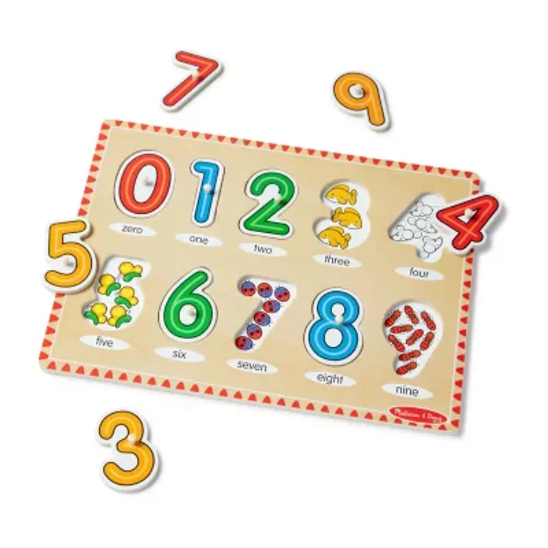 Melissa & Doug See Inside Peg Puzzle Bundle 2-pc. Puzzle