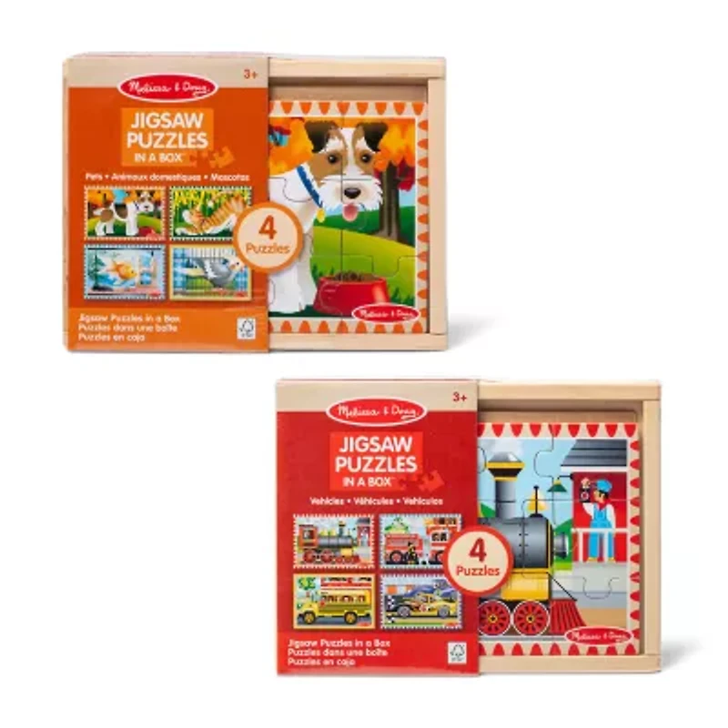 Melissa & Doug Jigsaw In A Box Bundle 2-pc. Puzzle