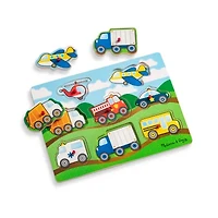 Melissa & Doug Peg Puzzle Bundle 4-pc. Puzzle