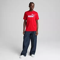 PUMA Mens Crew Neck Short Sleeve Regular Fit Graphic T-Shirt
