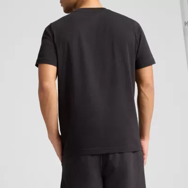 PUMA Mens Crew Neck Short Sleeve Regular Fit Graphic T-Shirt