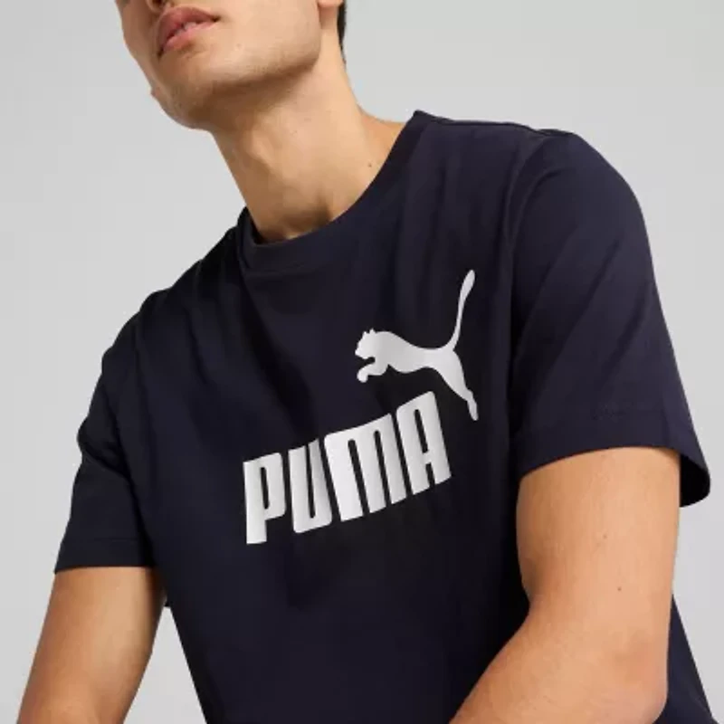 PUMA Mens Crew Neck Short Sleeve Regular Fit Graphic T-Shirt