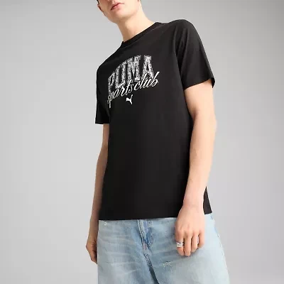 PUMA Mens Crew Neck Short Sleeve Regular Fit Graphic T-Shirt