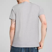 PUMA Mens Crew Neck Short Sleeve Regular Fit Graphic T-Shirt