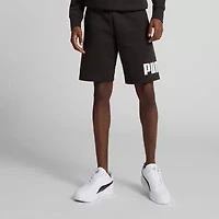 PUMA Fleece Mens 10" Mid Rise Workout Shorts