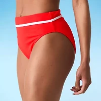 Mynah Womens Lined High Waist Bikini Swimsuit Bottom