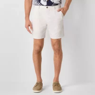 St. John's Bay Chambray Mens 8" Chino Short