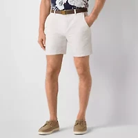 St. John's Bay Chambray Mens 8" Chino Short