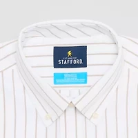 Stafford Coolmax All Season Oxford Mens Regular Fit Long Sleeve Dress Shirt