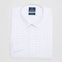 Stafford Smart Tech Mens Regular Fit Stretch Fabric Wrinkle Free Long Sleeve Dress Shirt