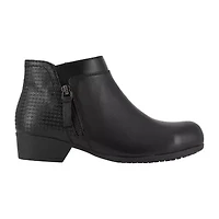 Rockport Works Cloudsteppers Rk751 Womens Round Steel Toe Work Shoes