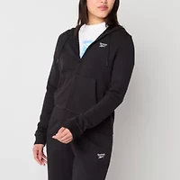 Reebok Womens French Terry Long Sleeve Hoodie