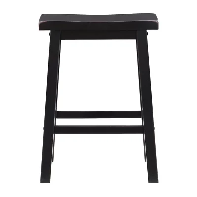 Barberry Counter Height Stool in Antique Black