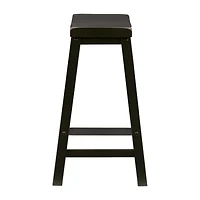 Barberry Counter Height Stool in Antique Black