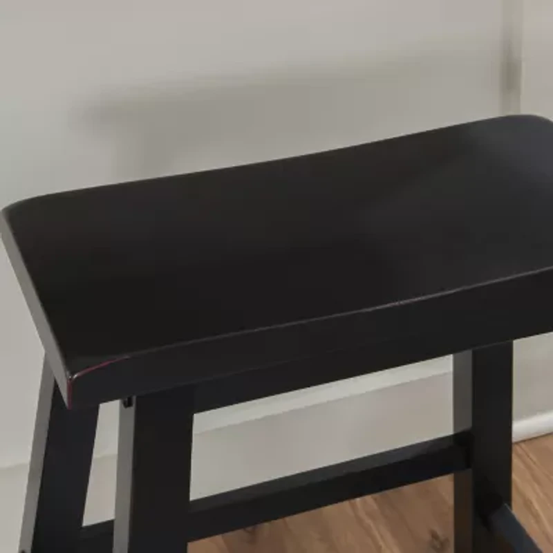 Barberry Counter Height Stool in Antique Black