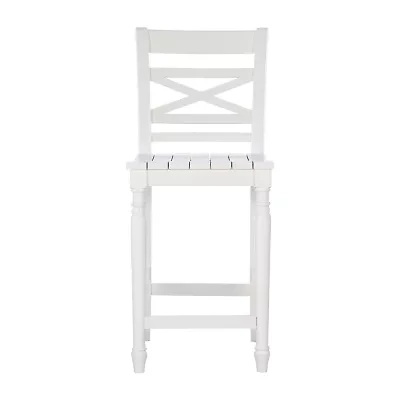Asher Bar & Counter Stools White Wood