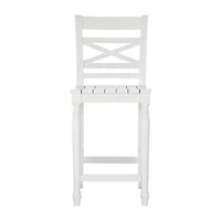 Asher Bar & Counter Stools White Wood