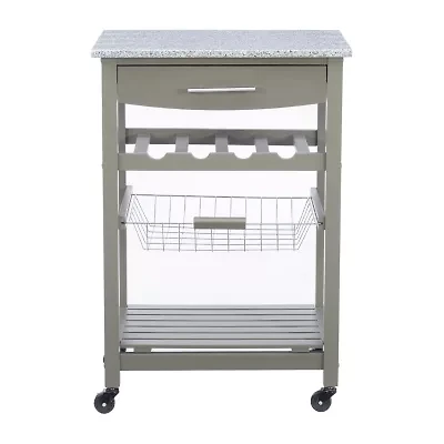 Roger Granite Top Kitchen Island