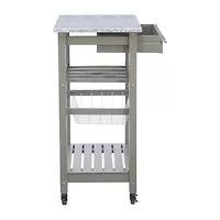 Roger Granite Top Kitchen Island