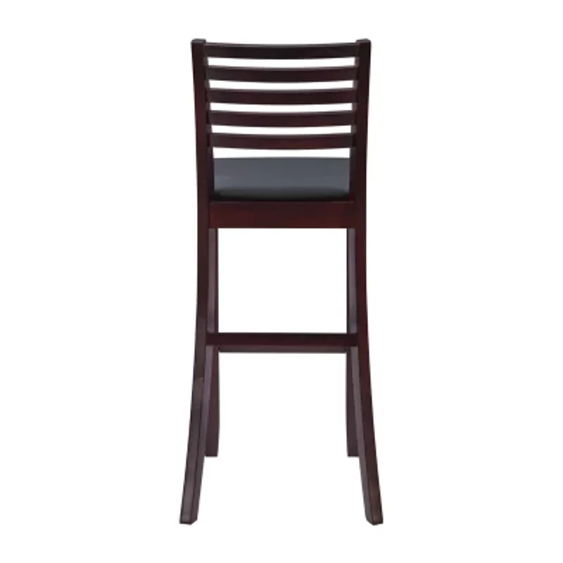 Triena Ladder Barstool with Back