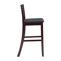 Triena Ladder Barstool with Back