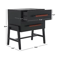 Tiona 2-Drawer Nightstand