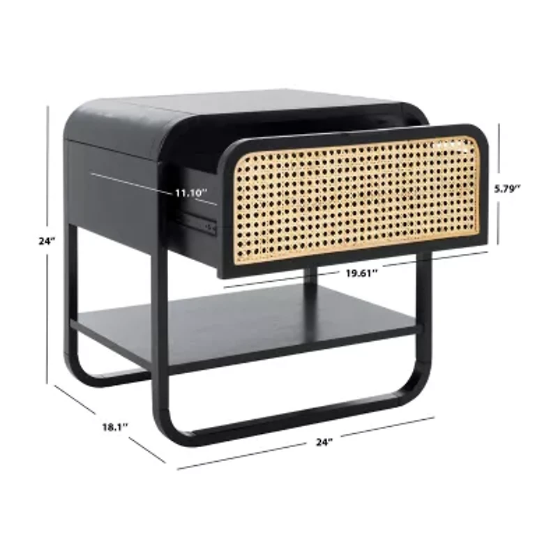 Yunis 1-Drawer Nightstand