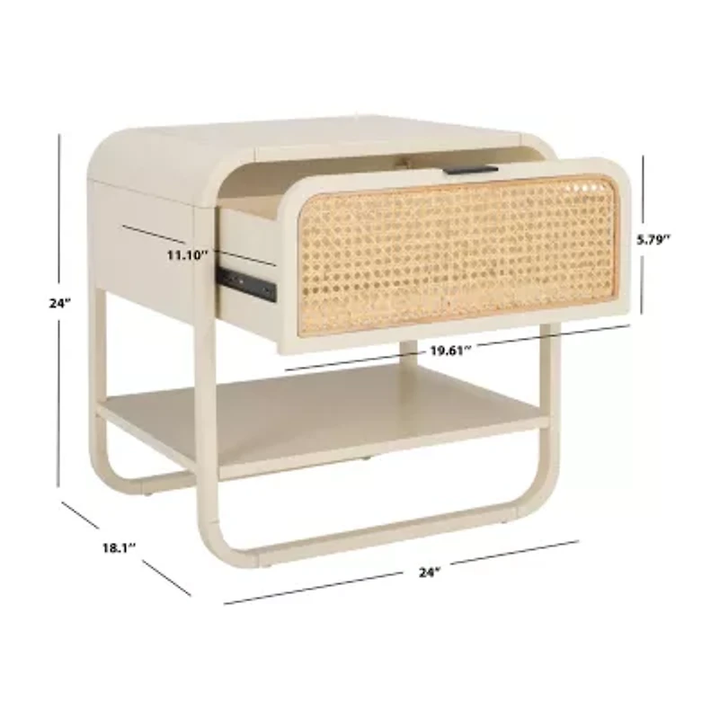 Safavieh Yunis 1-Drawer Nightstand