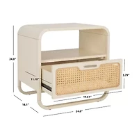 Safavieh Yates 1-Drawer Nightstand