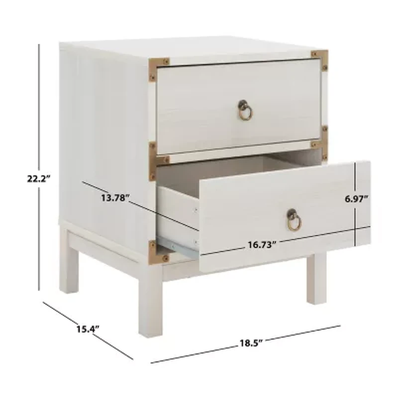 Galio 2-Drawer Nightstand