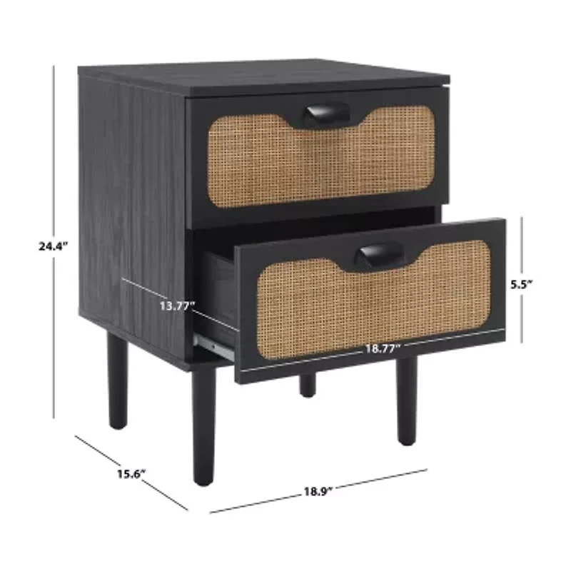Irelia 2-Drawer Nightstand