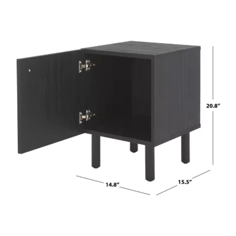 Ophelia 1 Door Nightstand