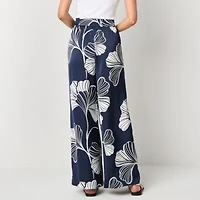 Worthington Womens Straight Pull-On Pant