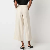Worthington Womens Ankle Cropped Pant