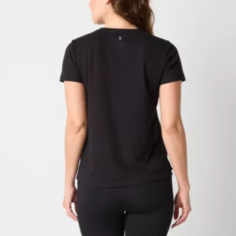 Xersion Womens 2 Pack Cotton Crew Neck Short Sleeve T-Shirt