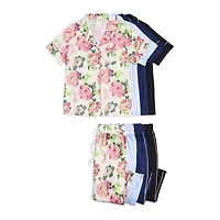 Liz Claiborne Cool and Calm Womens Short Sleeve Pajama Top