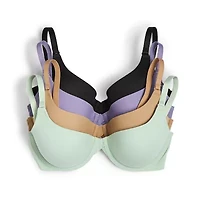 Ambrielle Everyday Womens Medium Support Demi Bra