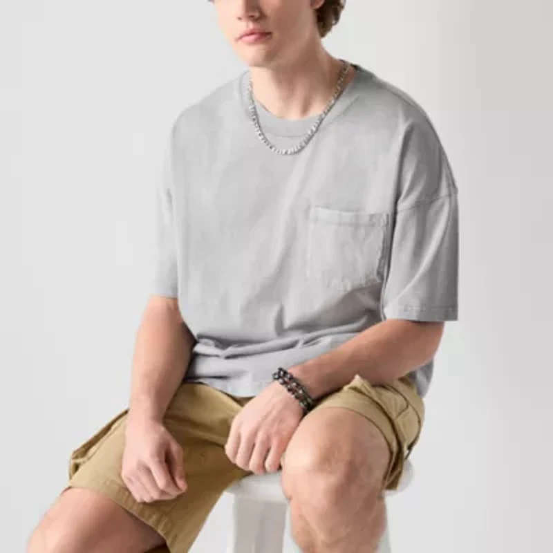 Arizona Mens Curved Hem Boxy Fit T-Shirt
