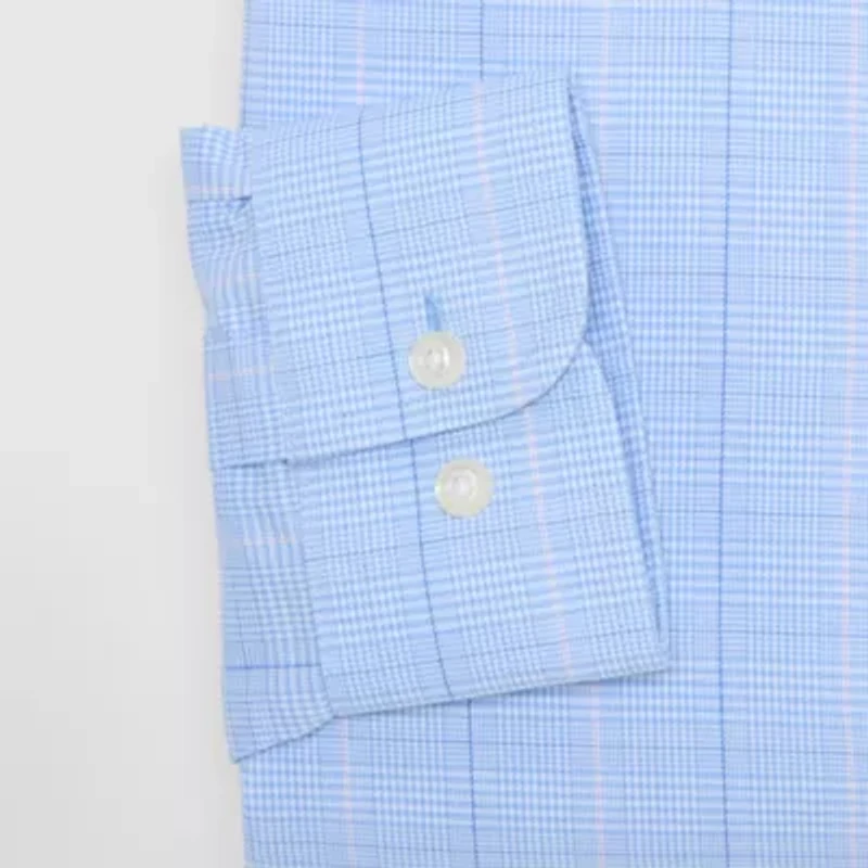 Stafford Advanced Performance Sweat Repel Mens Regular Fit Long Sleeve Dress Shirt